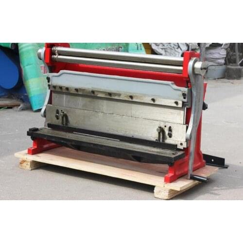 Manual Sheet / Plate Rolling Machine Board Shearing Machine Iron Aluminum Plate Bending Machine Three-in-one Tools HSBR-305