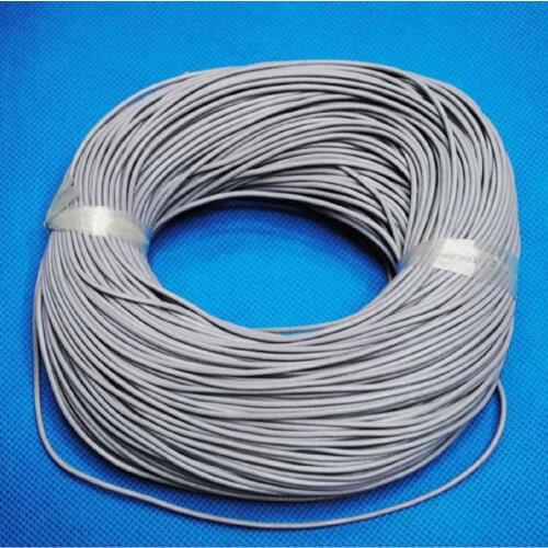 10M 1.5mm Round Real Leather Jewelry Cord Gray Beading Cords For Necklace Bracelet DIY Jewelry Finding