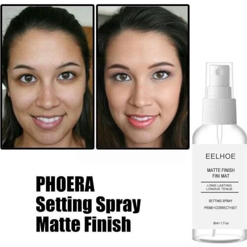 Makeup Setting Spray Moisturizing Long Lasting Foundation Cosmetic SprayMatte Finishing Setting make Spray Fixer Up E6P5