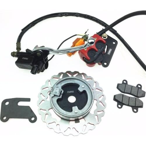 For Electric Vehicle Disc Brake Parts 110 Drum Brake To Change Disc Brake 10MM Shaft ABS Double Piston