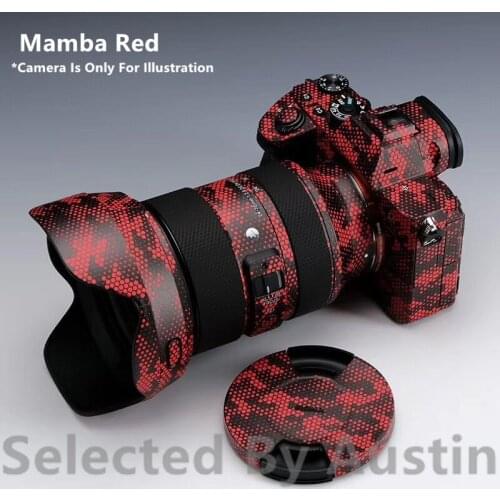 Mamba Red Camera Skin Decal Protective Film For Sony A7RIV A7R4 A7III A7M3 A7R3 A7R4 A9 A6600 A6400 A6300 Wrap Cover