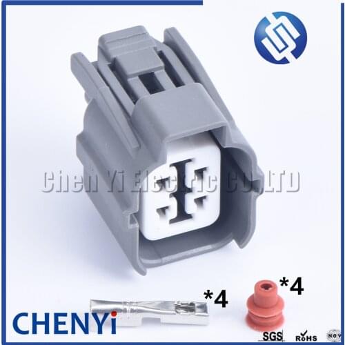 1 set 4 Pin 6189-0132 6181-0073 HW Sealed Auto Connector Light Lamp Motor Socket For Toyota Camry Honda B-Series O2 Sensor Plug