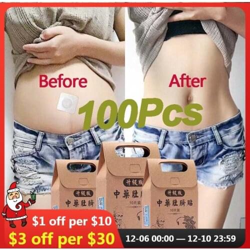 100pcs Weight Loss Burning Fat Sticker Products Chinese Medicina Tradicional Slimming Products Slim Patch Remedio Para Emagr
