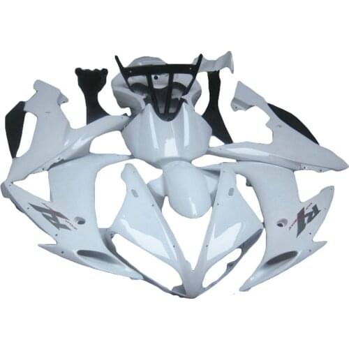 White Injection molded for YAMAHA R1 04 05 06 2005 2004 2006 YZF R1 fairing kit SZ08