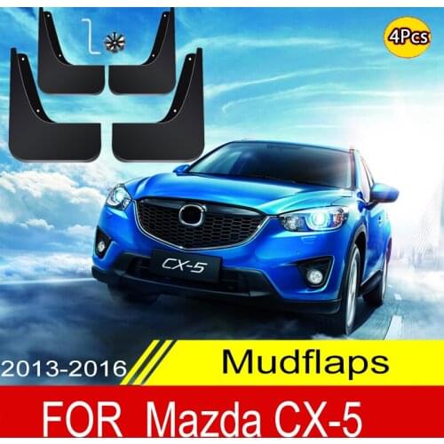 4Pcs Mud Flaps For Mazda CX-5 CX5 2013-2016Mudflaps Splash Guards Front Rear Fender Mudguards High Quality 2014 2015