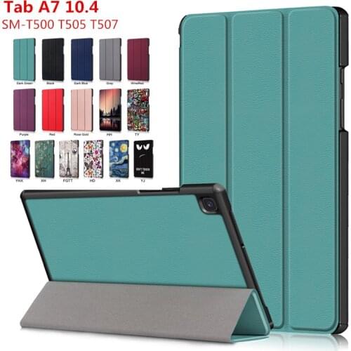 Case for Samsung Galaxy Tab A7 10.4 SM-T500/T505 Tablet Magnetic Folding Stand Cover for Samsung Galaxy Tab A7 10.4 2020 Case