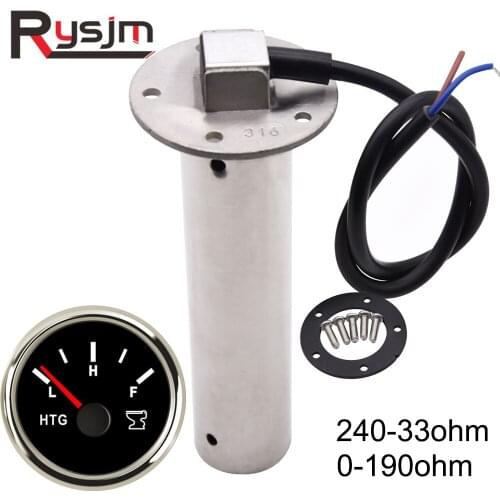Sewage Level Gauge Sensor 150mm ~ 600mm RV Car Boat Fuel Water Sender Unit Water Level Sewage Sensor for Marine Tank Level Gauge
