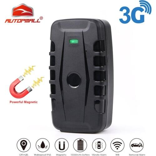 Tracker 3GGPS Tracker Car LK209 240Days Magnets Vehicle GPS RealTime Locator Waterproof Long Standby Time Monitor Lifetime Free