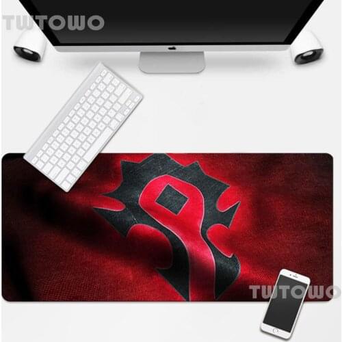 World Of Warcraft Alliance Horde Mouse Pad Mouse Mat Large Gaming MousePad Non-slip Natural Rubber Computer HD Office Home
