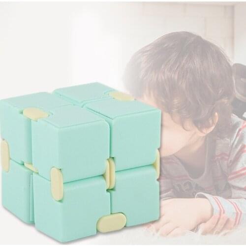 Infinity Cube Toy Suitable for Adults & Kids, New Version Fidget Finger Toy Stress and Anxiety Relief Maze Toy