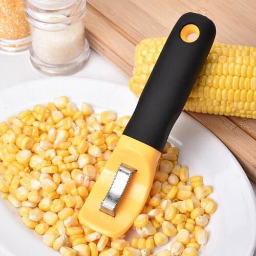 Corn Stripper Peeler Corn Cob Remover Thresher Creative Corn Kernel Cutter Knife Vegetable Tools Corn Stripping Kitchen Gadgets