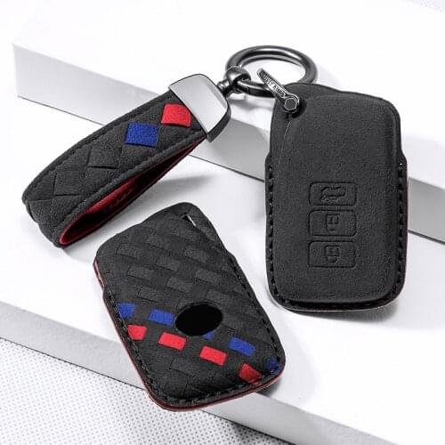 Leather Car Key Fob Case Cover Bag Protector For LEXUS Key Fob Cover Case ES V6 RX L2 NX Z1 GS L1 IS E3 LX J2 RC C1