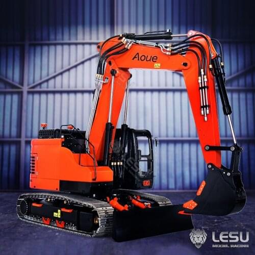 LESU DIY 1/14 Metal Hydraulic Aoue ET26L RC Excavator Model Pump Valve ESC GPS TH19233-SMT5