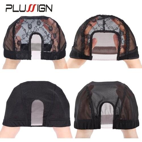 Small Medium Large Size Wig Cap For Making Wigs U Part Wave Cap For Making Lace Wigs Mesh Dome Cap With Adjustable Strap