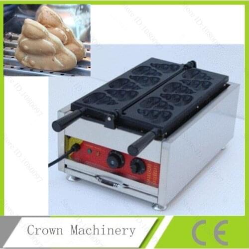 Korea type Poo Yaki Machine;Poo Shape Waffle Maker ; Electric Feces shape waffle machine