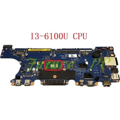 JOUTNDLN FOR Dell Latitude E7470 Laptop Motherboard AAZ60 LA-C461P REV:1.0(A00) CN-0V2N4V 0V2N4V V2N4V I3-6100U Tested