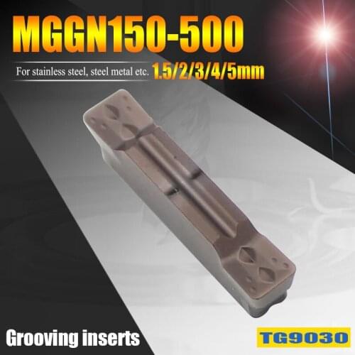 MGMN150 MGMN200 MGMN250-G MGMN300-M MGMN 400 500 lathe turning tools grooving cutter inserts blae for stainless steel metal
