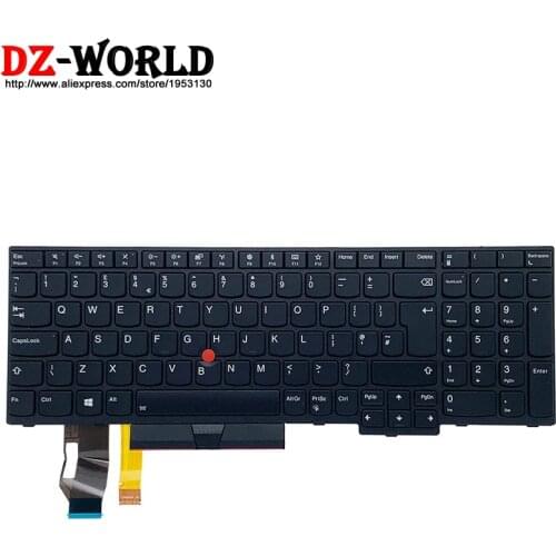 New Original UK English Backlit Keyboard for Lenovo Thinkpad E580 E585 E590 T590 P53S L580 L590 P52 P72 P53 P73 Laptop 01YP708