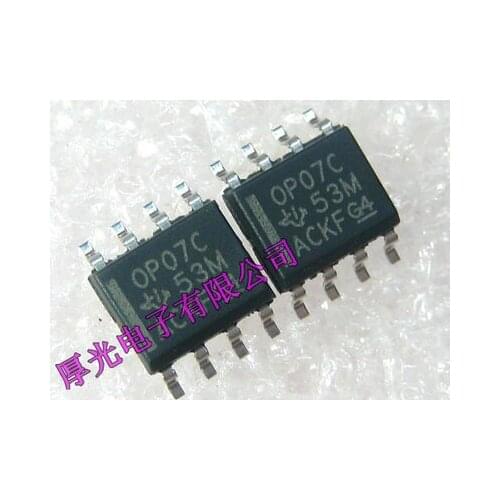 OP07CDR OP07C SOP8 operational amplifier, low noise bipolar operational amplifier, new original