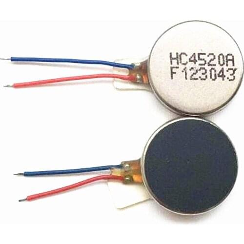 Wholesale 100 Pcs/lot DC Motor 3V 60mA 9000+/-2000RPM Phone Coin Flat Vibrating Vibration Motors