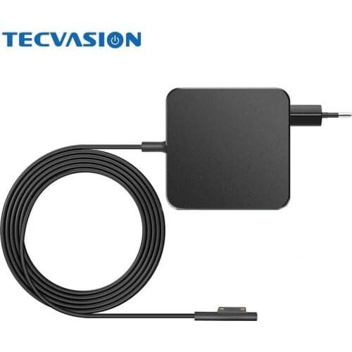 Portable Replacement for Microsoft Surface Pro 3 4 5 Wall Charger Power Adapter Supply 12V 2.58A Pro3 Pro4 Windows i5 i7 Tablet