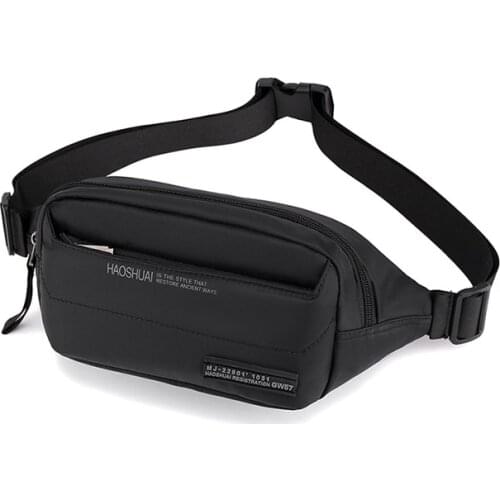 Outdoor Cycling Sports Men Waist Pack Belt Bag Running Waterproof Multi-purpose Travel Male Sling Chest Fanny Pack Bum Hip Bags