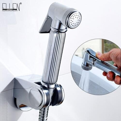 Quyanre Matte Black Bidet Solid Brass Bidet Faucet Muslim Ducha Higienica Mixer Tap Toilet Faucets Bathroom Handheld EL221