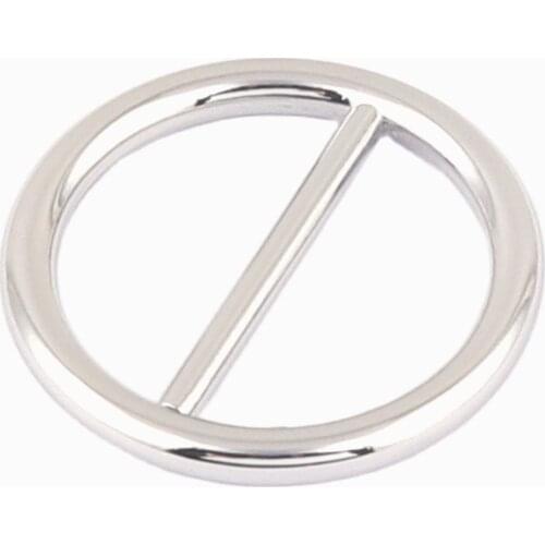 Silver Adjuster Buckle Belt Buckle Purse Strap Buckle Single Prong Buckle Strap Adjuster for webbing Center Bar Buckle