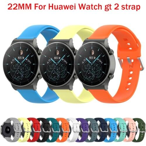 Silicone Bracelet Band For Huawei Honor Magic Watch 2 46mm Xiaomi ls05 Watch Strap For Huawei Watch GT 2 2E Honor Magic 2 Correa