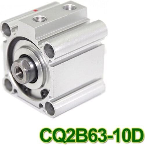 SMC Type CQ2B series CQ2B63-10D 63mm bore 10mm stroke Double Action single rod thin Pneumatic Compact Cylinder high quality