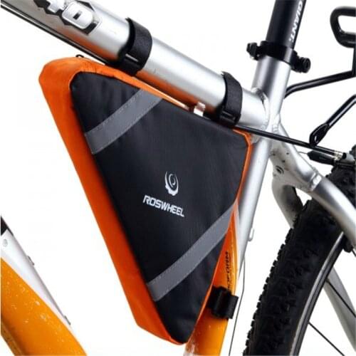 Roswheel Bicycle triangle bag Bike Cycling Front Frame Head PVC Tube Bags bike bicicle accessories bisiklet aksesuar