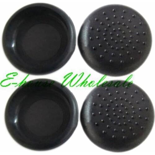 [50 PC/ LOT] Black Color silicone analog controller thumb stick grips cap for Playstation 4 PS4 controller