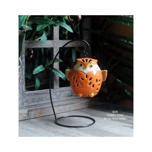 AIBOULLY Decorative Ceramic Candlesticks