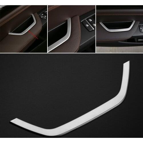 Auto Accessories Silver Parts Box Frame Trim ABS Interior Armrest Main Drive Handle Storage For BMW X3 F25 11-17 Accessories New
