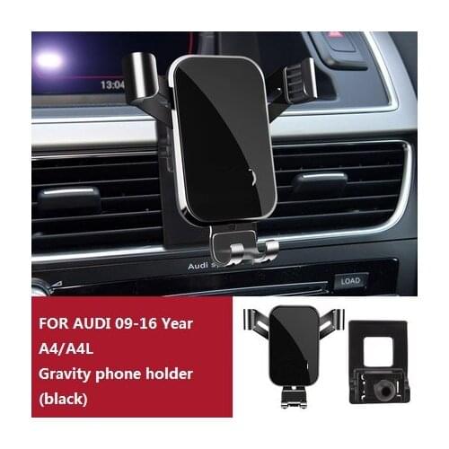 Car Mobile Phone Holder Special Air Vent Mounts Stand GPS Gravity Navigation Bracket For Audi A3 A4 2009-2021 Car Accessories