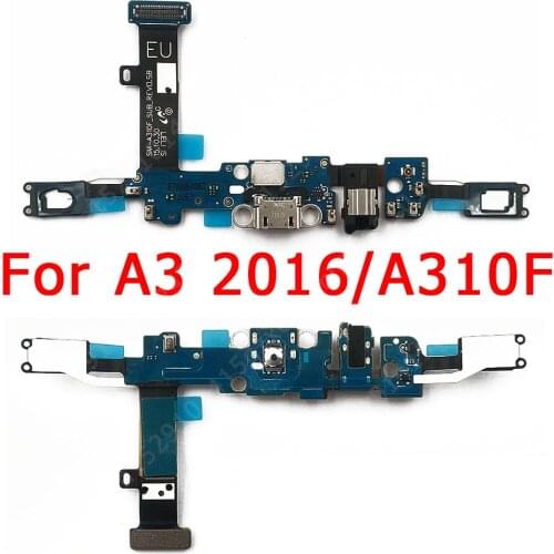Original USB Charge Board for Samsung Galaxy A3 2016 A310 Charging Port PCB Dock Connector Flex Cable Replacement Spare Parts