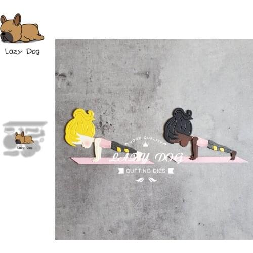 Plank Sport Exercise Metal Cutting Dies Scrapbooking Stencil DIY Mold Craft Embossing Die Cuts Card Making New Dies For 2020