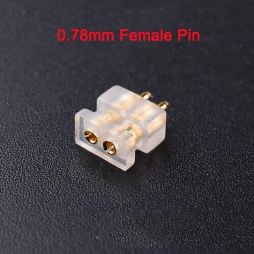 6Pcs Lot 0.78mm Female Pin for DIY W4R UE UM QDC Earphone Accessories In-Ear Monitor Female Socket Jack Plug Pin