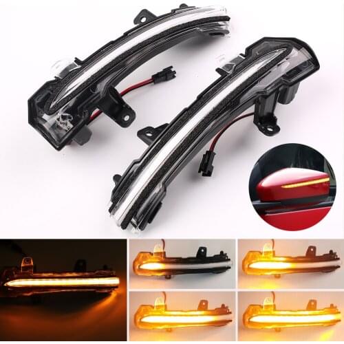 LED Side Wing Mirror Indicator Sequential Blinker Dynamic Turn Signal Light For Nissan Kicks P15 & Note 2017 2018 update e-power