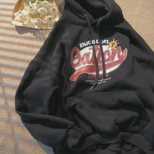 Sleeve Loose Autumn Sweatshirt Hoodies For Women accessory album blanket blouse Letter Print Pullove Streetwear Hoodies Long