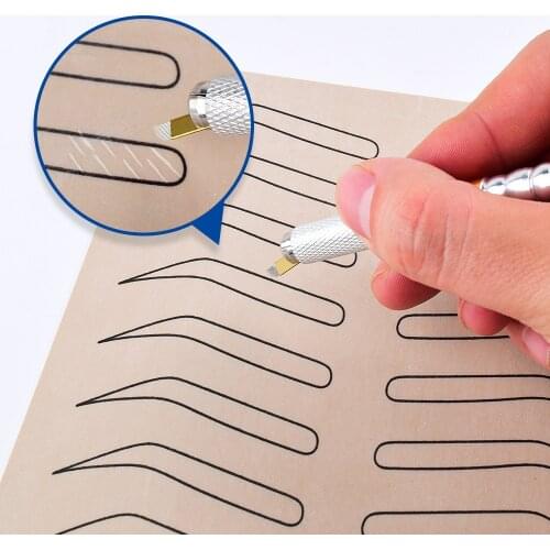 Tattoo Skin Practice Microblading Permanent Makeup Fake Eyebrow Skin Training Cosmetic No Ink Required Latex Skin Supplies