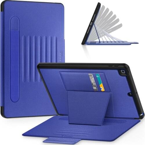 Auto-sleep magnetic smart cover leather flip case for ipad 7th 8th generation 10.2 universal cover