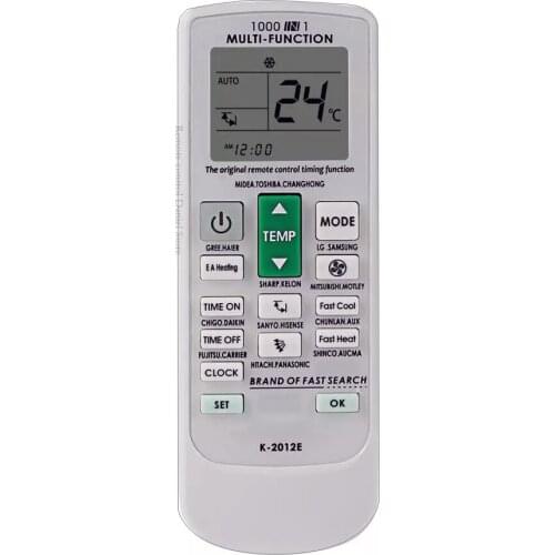 Universal A/C Controller Air Conditioner Air Conditioning Remote Control K-2012E REMOTE Controller 1000 IN 1