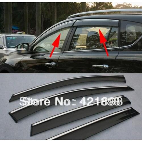 For Toyota RAV4 2013 2014 2015 Window Wind Deflector Visor Rain/Sun Guard Vent