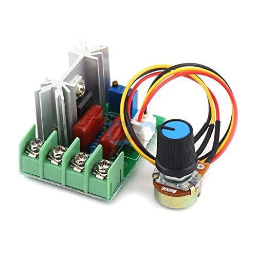 AC 220V 2000W High Power SCR Voltage Regulator Dimming Dimmers Motor Speed Controller Governor Module W/ Potentiometer