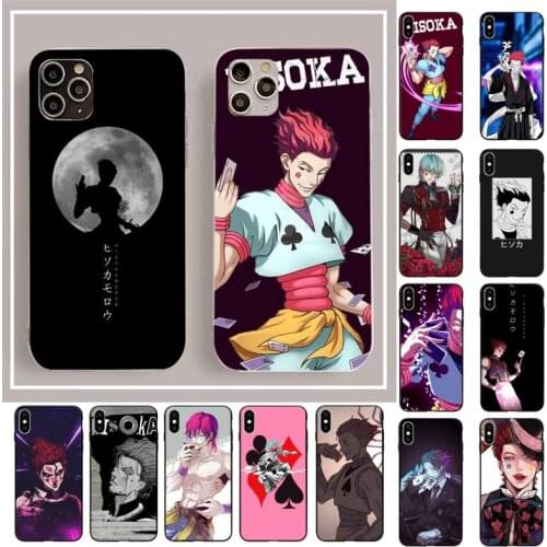YNDFCNB Hisoka Hunter x Hunter Phone Case for iPhone 11 12 pro XS MAX 8 7 6 6S Plus X 5S SE 2020 XR case