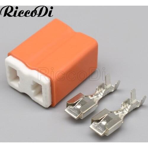 1-20 Sets 2 Pin 6.3mm Car Ceramic Connector H7-2A Straight H7 Auto Lamp Holder ceramic Headlamp Bulb Plug Connector