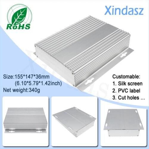 155*147*36mm aluminum project enclosure custom aluminum enclosures aluminum box case aluminum enclosure boxes