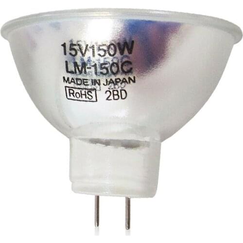 2pcs,MORITEX LM-150C 15V150W halogen lamp,MCR-150C LM150C 15V 150W long life type projector bulb