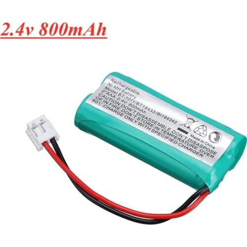 2.4V 800mAh NiMH Cordless Phone Battery for Uniden BT-1011 BT-1018 BT1011 BT1018 BT8001 BT-694 2.4V Rechargeable Battery 1-20pcs